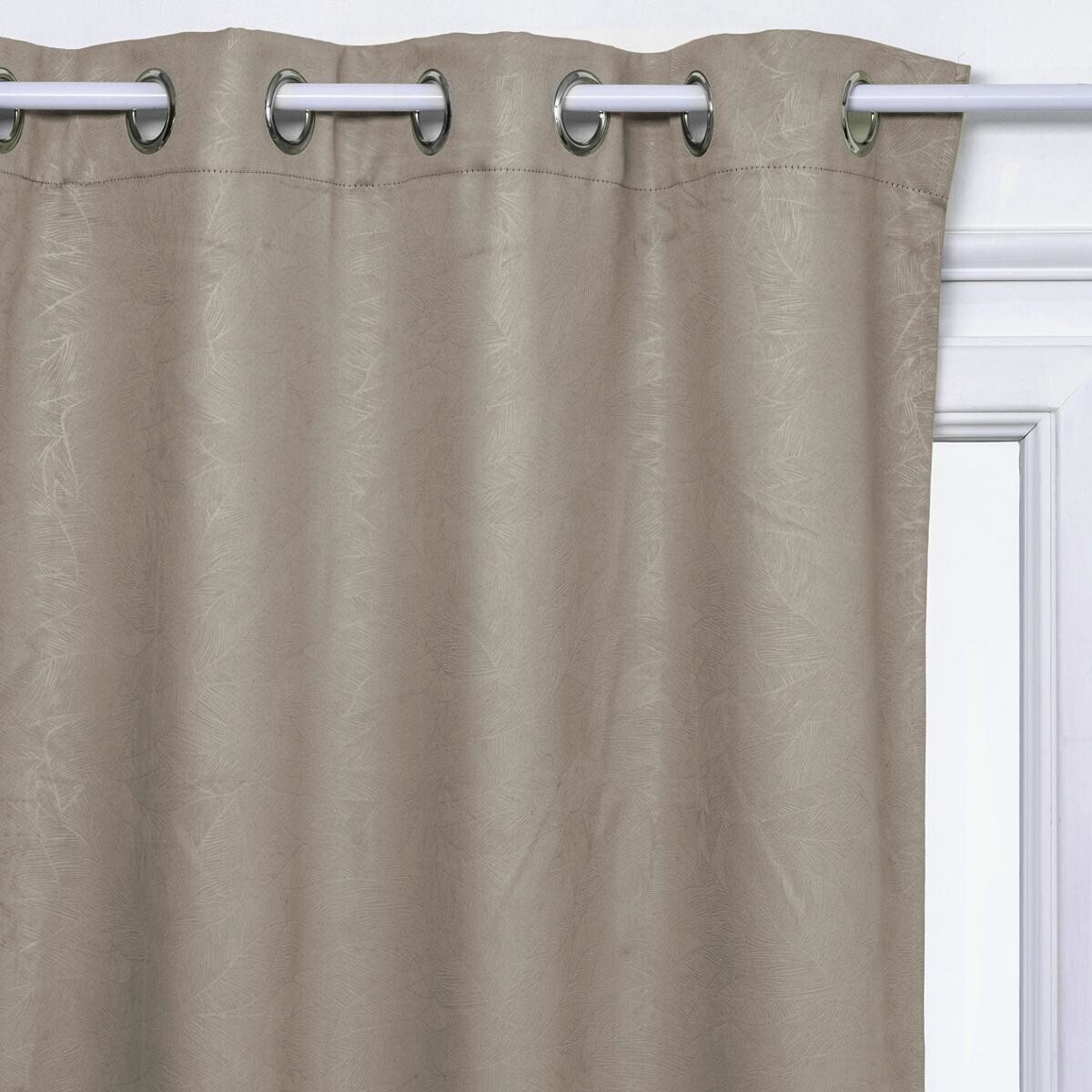 Tenda oscurante "Foglie" Beige, 140x260 cm Beige