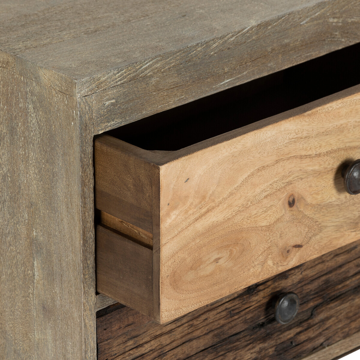 Comodino "Koval" Legno di mango, H.73 cm Multicolore