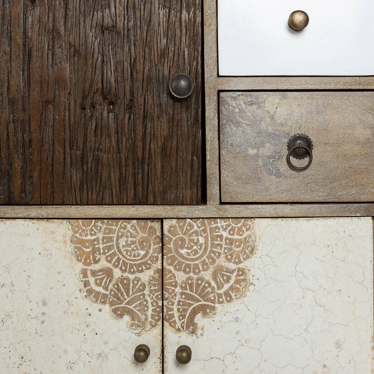 Buffet "Koval" Legno di mango, 115x80 cm Legno naturale 1