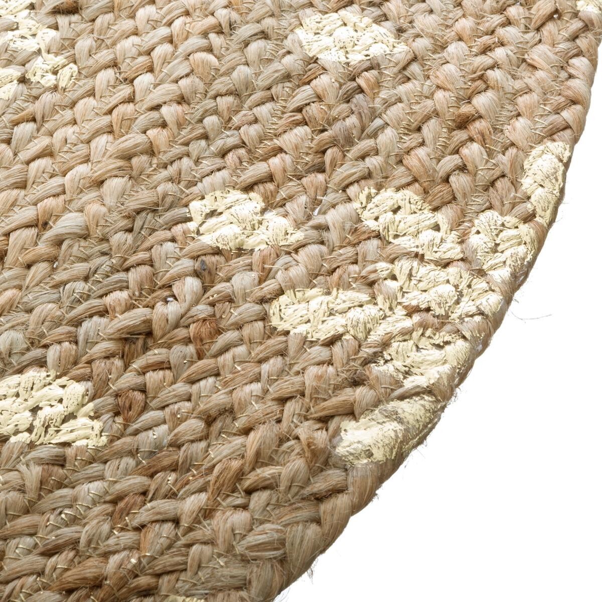 Tappeto "Shine", juta Dorato, D.115 cm Oro
