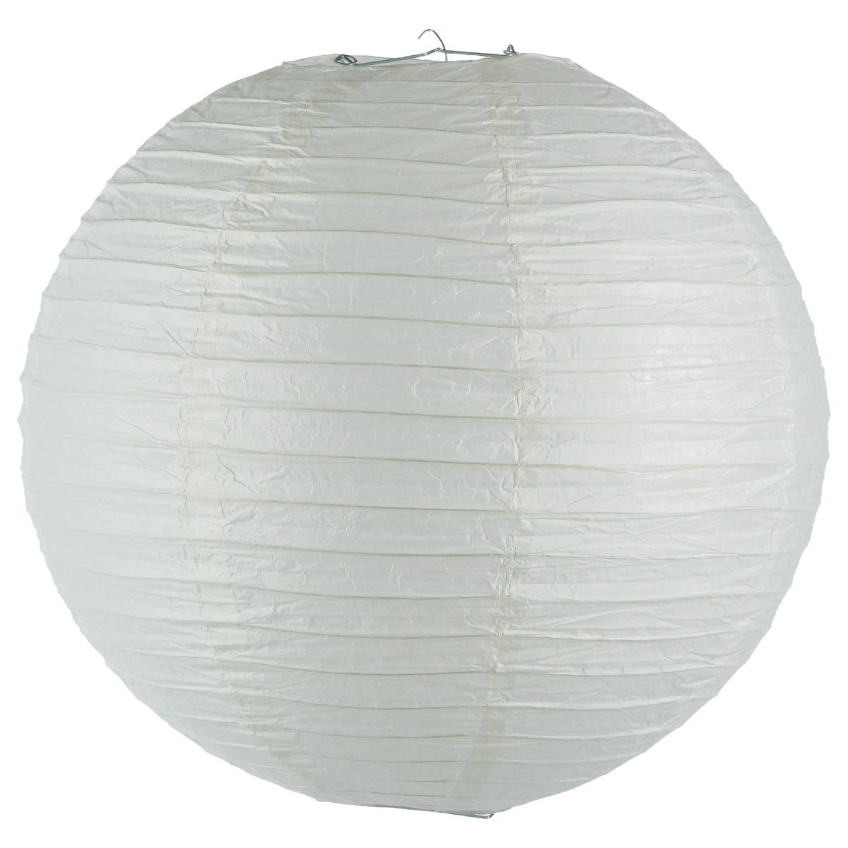 Lanterna a sfera di carta Bianco, D.45 cm Bianco