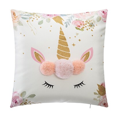 Cuscino per bambini "unicorno" 39x39 cm