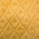 Plaid "Rombo", flanella Giallo senape, 125x150 cm Giallo senape