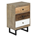 Comodino "Koval" Legno di mango, H.73 cm Multicolore
