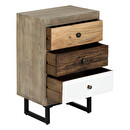 Comodino "Koval" Legno di mango, H.73 cm Multicolore