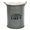 Set di 3 bauli "Bill" Grigio, D.25/30/36 cm Grigio