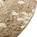 Tappeto "Shine", juta Dorato, D.115 cm Oro