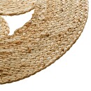 Tappeto traforato 'Esra', juta D.80 cm Beige