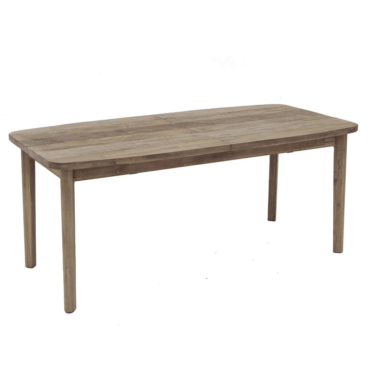 Tavolo da pranzo allungabile "Banila" Acacia, L.180-260 cm Legno naturale