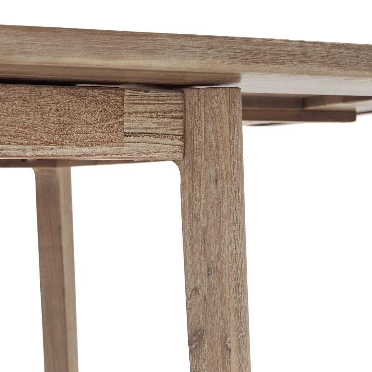 Tavolo da pranzo allungabile "Banila" Acacia, L.180-260 cm Legno naturale