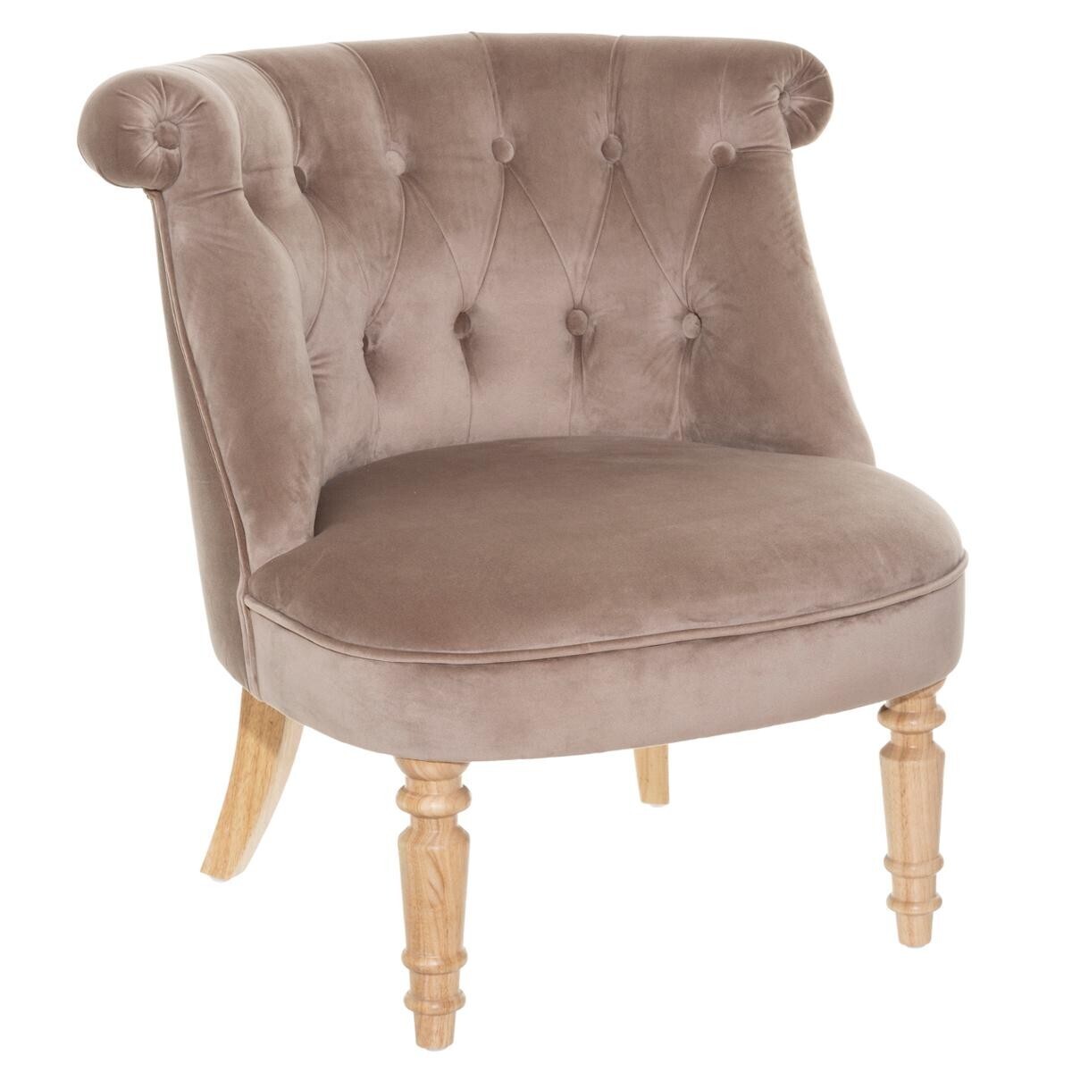 Poltrona "Sixtine" Velluto, Grigio talpa Grigio Taupe