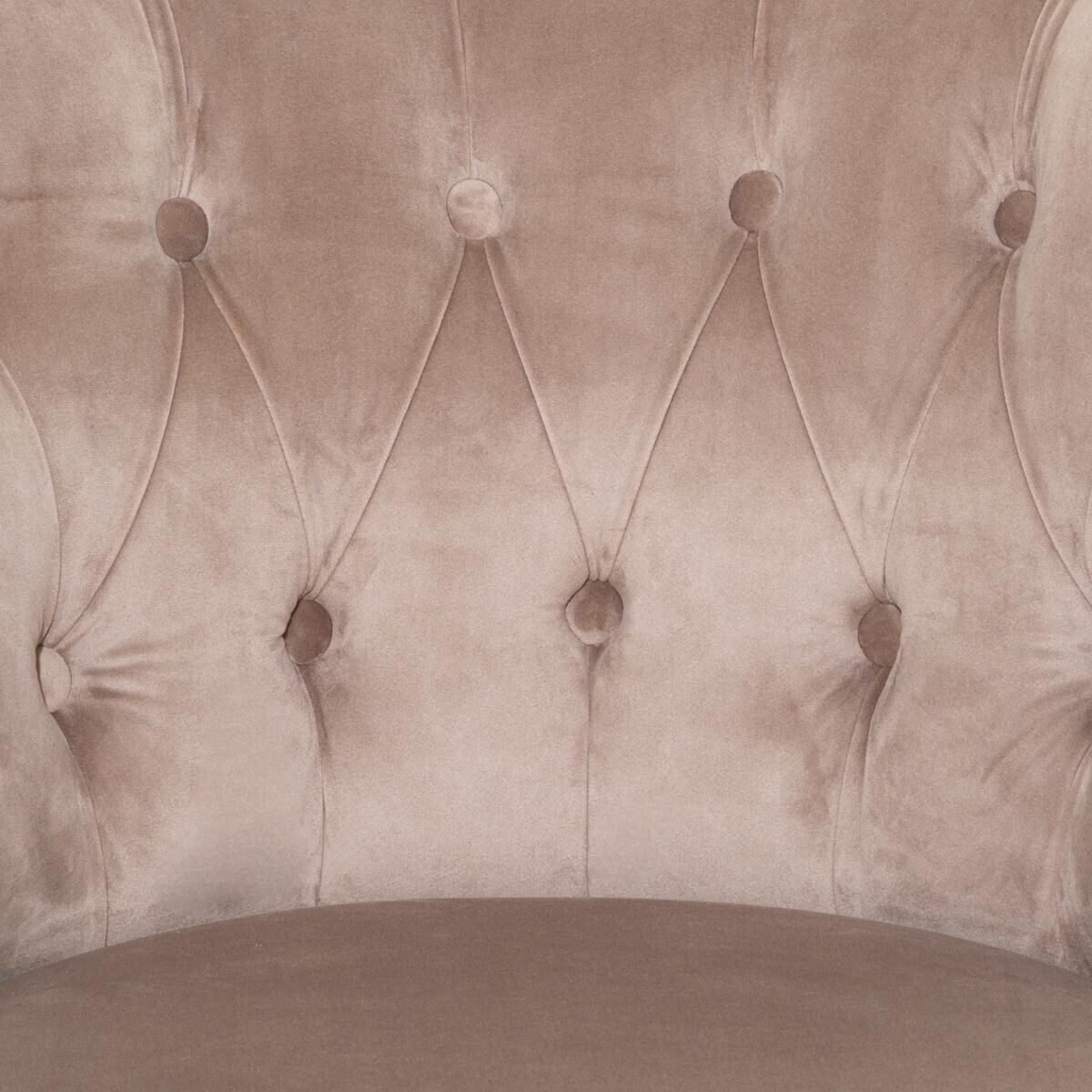 Poltrona "Sixtine" Velluto, Grigio talpa Grigio Taupe