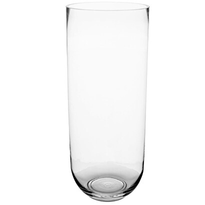 Vaso cilindrico, vetro h.50 cm