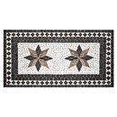 Tavolo da pranzo rettangolare "Kipos" Mosaico, Nero, L.160 cm Nero