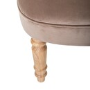 Poltrona "Sixtine" Velluto, Grigio talpa Grigio Taupe