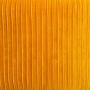 Sgabello "Solaro" Velluto plissettato, Giallo senape Giallo senape
