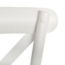 Sedia "Isak" Faggio e paglia di Vienna, Bianco Bianco