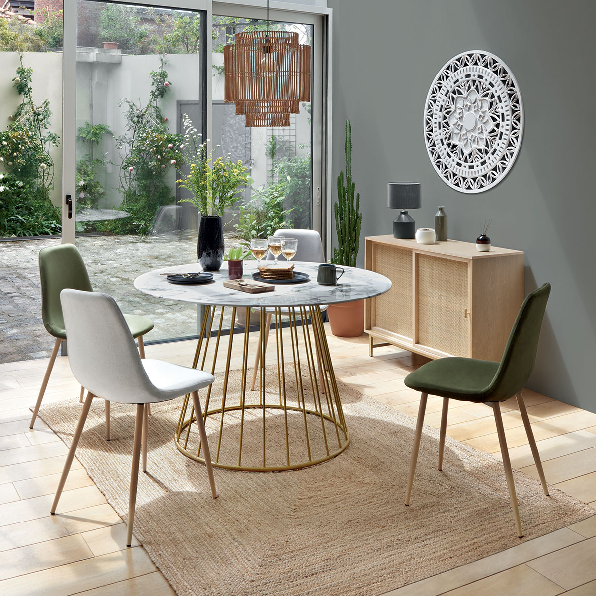 Tappeto, juta Beige, 160x230 cm Beige