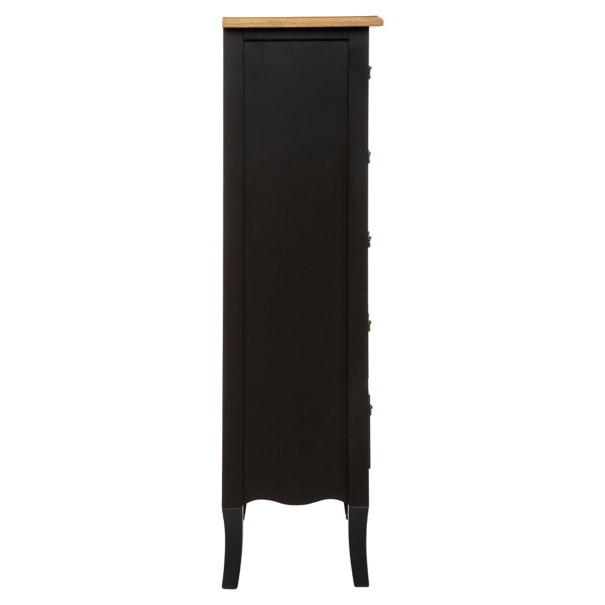 Cassettiera "Chrysa" Nero, 5 cassetti Nero