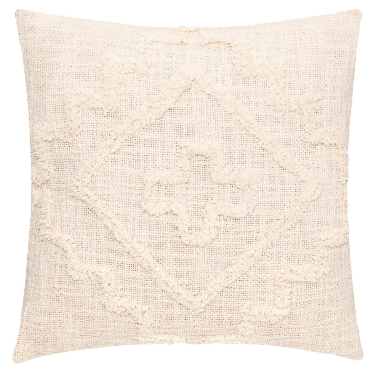 Cuscino "Inca", cotone tuftato 40x40 cm Modello 1