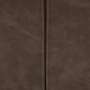 Sedia "Olwen" Effetto pelle, Marrone Marrone
