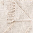 Coperta da letto "Inca", cotone tuftato Bianco avorio, 130x180 cm Bianco avorio