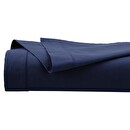 Lenzuolo piano in cotone Blu inchiostro, 240x290 cm Blu inchiostro
