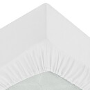 Lenzuolo con angoli, cotone Bianco, 140x190 cm Bianco