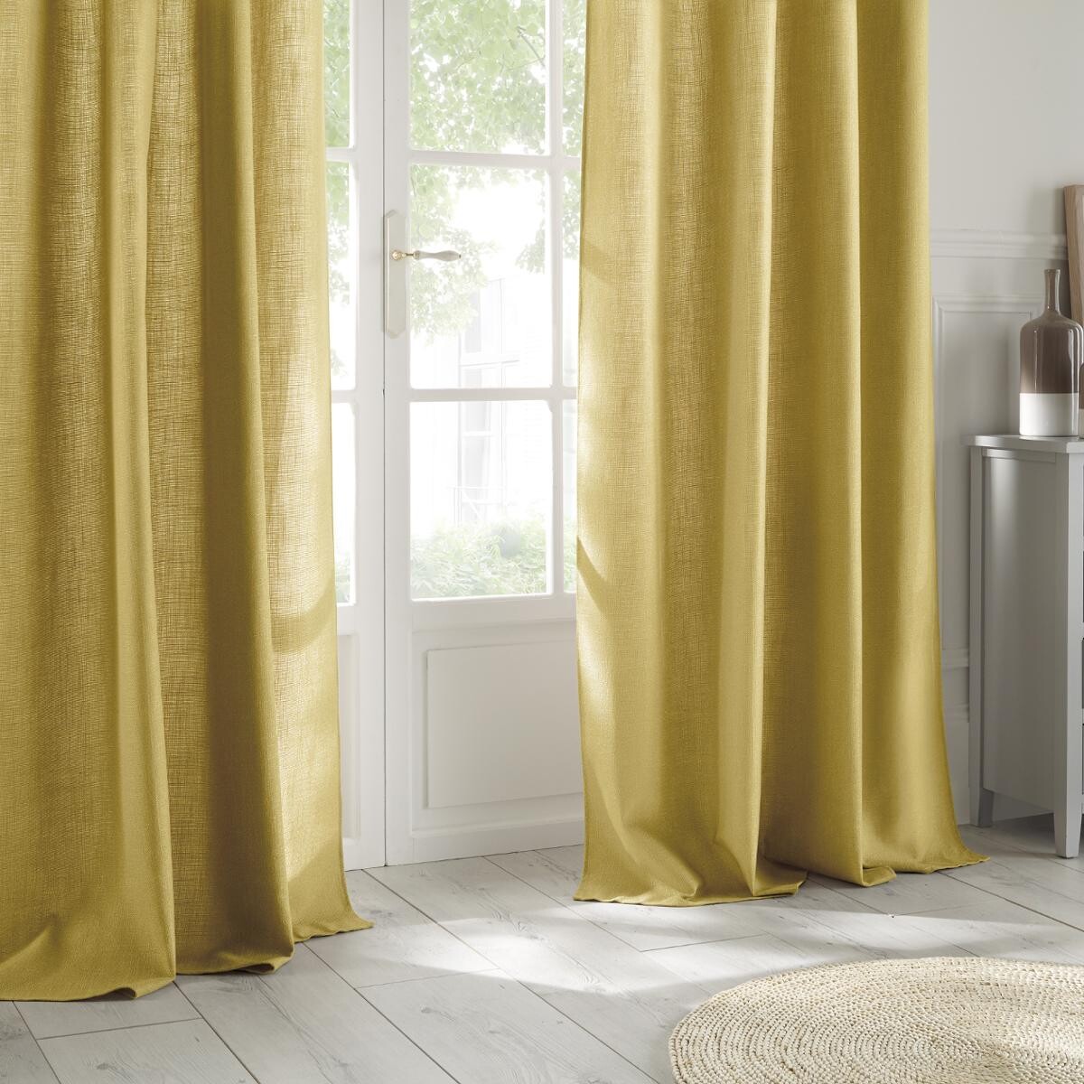 Tenda "Clem" Giallo senape, 140x260 cm Giallo senape