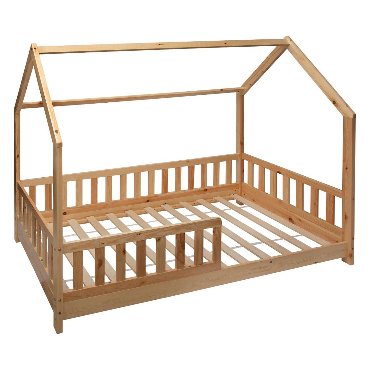 Letto a casetta per bambini "Bosco" 90x190 cm Beige