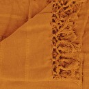Coperta da letto, cotone Giallo senape, 160x220 cm Giallo senape