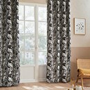 Tenda "Bejuco", motivi jacquard Nero, 140x260 cm Nero