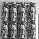 Tenda "Bejuco", motivi jacquard Nero, 140x260 cm Nero