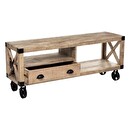Mobile TV "Silas" Legno di mango, 58x140 cm Legno naturale