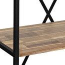 Libreria "Edena" Acacia, 90x180 cm Nero