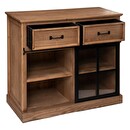 Credenza 1 anta "Danik" 94x95 cm Legno naturale