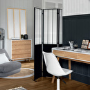Paravento "Atelier" Metallo, H.170 cm Nero