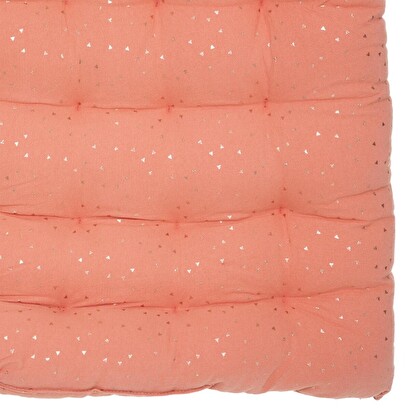 Materasso da pavimento per bambini "berlingot" rosa terracotta, 60x120 cm