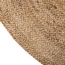 Tappeto in juta D.120 cm Beige