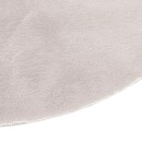 Tappeto effetto pelliccia "Couka" Bianco avorio, D.80 cm Bianco avorio