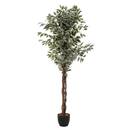Ficus artificiale "Artifices" Verde scuro, H.180 cm Verde scuro