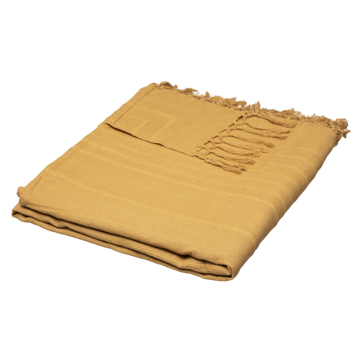 Coperta da letto "Anjali" Giallo senape, 250x230 cm Giallo senape