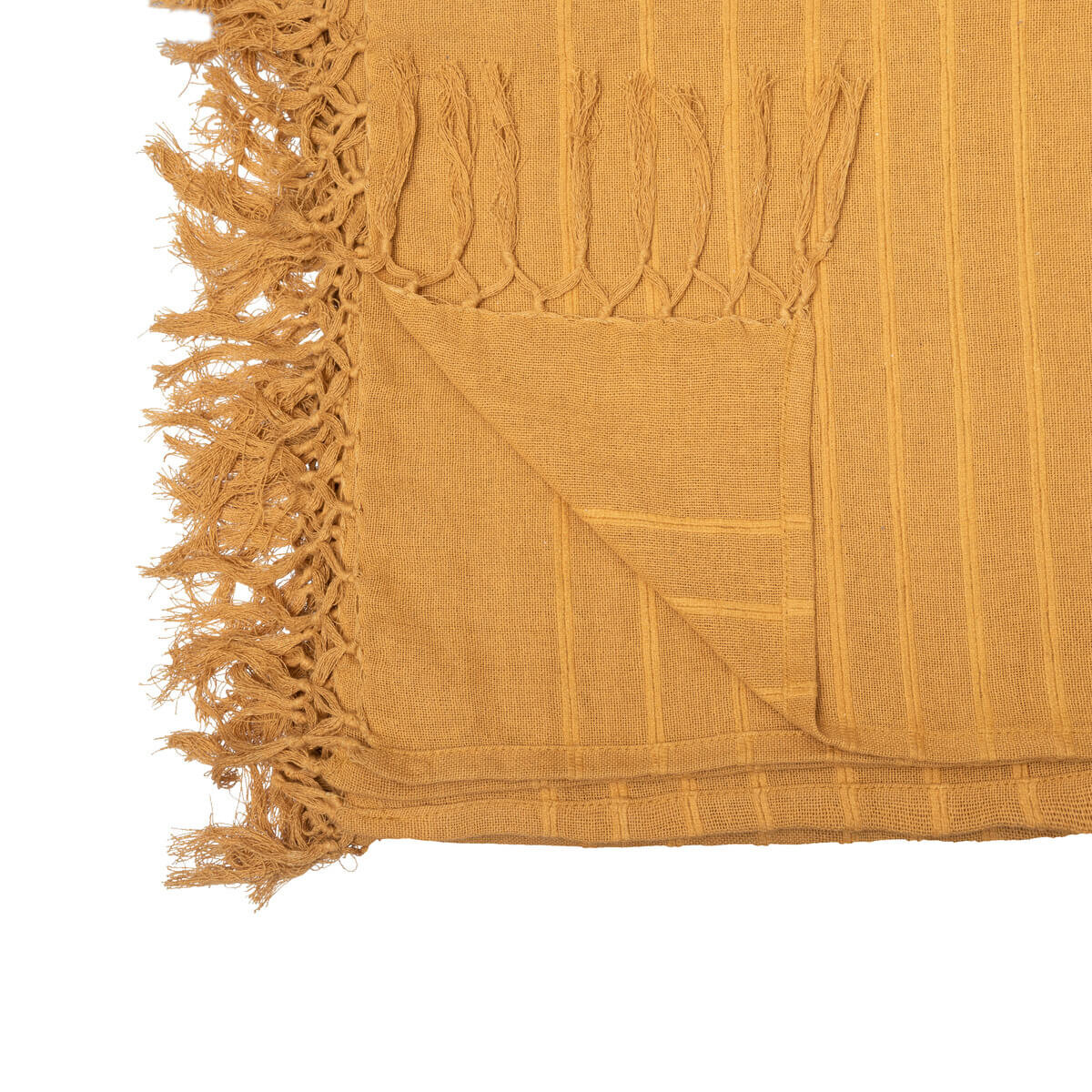 Coperta da letto "Anjali" Giallo senape, 250x230 cm Giallo senape