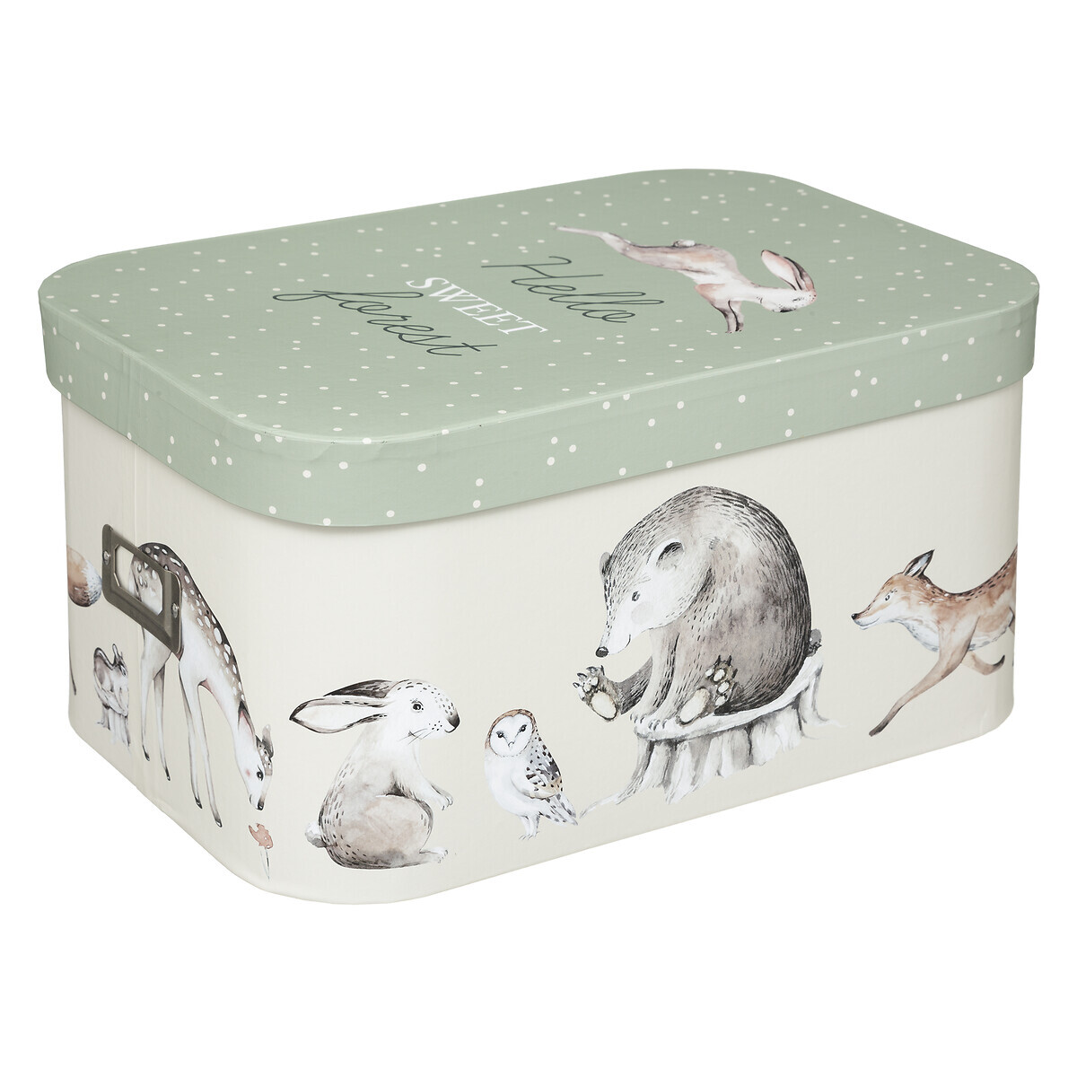 Set di 3 scatole portaoggetti per bambini L.28/32/37 cm Multicolore