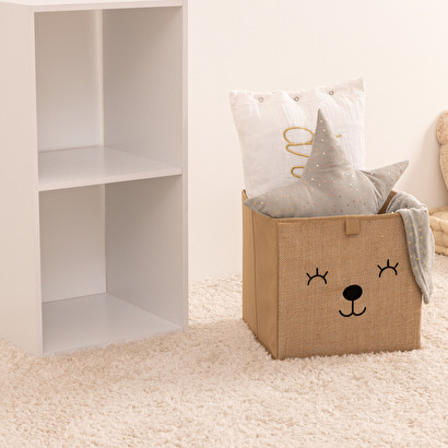 Contenitore per bambini motivo animale, 29x29 cm