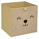 Contenitore per bambini Motivo animale, 29x29 cm Marrone