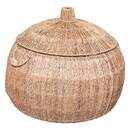 Set di 2 ceste rotonde "Balaya" L.44/54 cm Beige