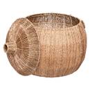 Set di 2 ceste rotonde "Balaya" L.44/54 cm Beige