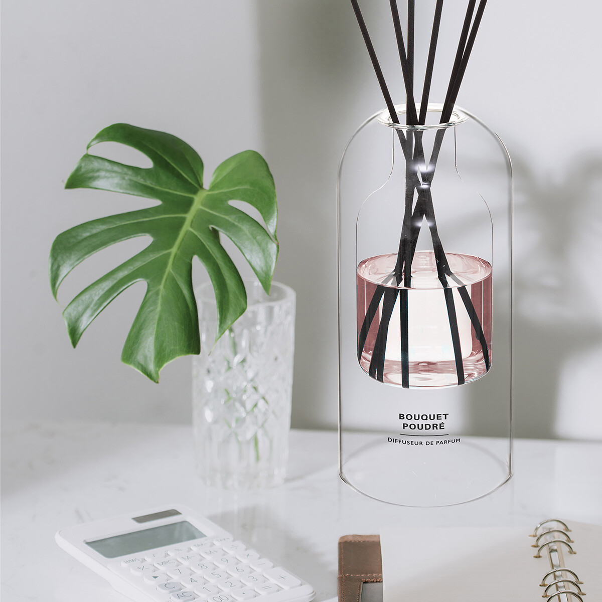 Diffusore di profumo "Ilan" Rosa, Gelsomino, Muschio Bianco, 500ml Rosa - gelsomino - muschio bianco