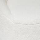 Poltrona "Romi" Bouclette, Bianco Bianco